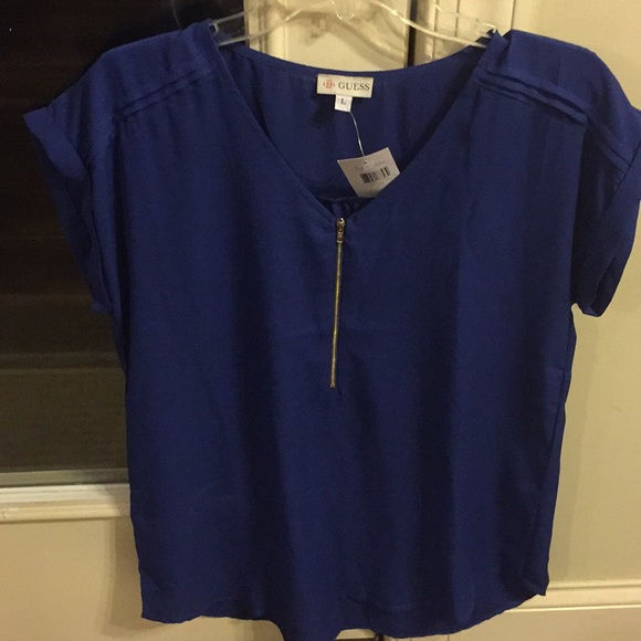 Guess Tops - Guess blue blouse